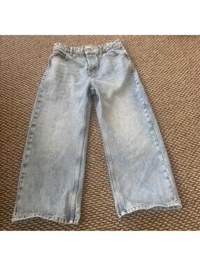 NWT We The Free Deep Trance Dropped Boyfriend Jeans 28